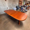 Vintage Danish Teak Dining Tale by Valentinsen Mobelfabrik With Four Leaves