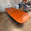 Vintage Danish Teak Dining Tale by Valentinsen Mobelfabrik With Four Leaves