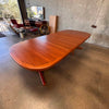 Vintage Danish Teak Dining Tale by Valentinsen Mobelfabrik With Four Leaves