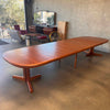 Vintage Danish Teak Dining Tale by Valentinsen Mobelfabrik With Four Leaves