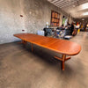 Vintage Danish Teak Dining Tale by Valentinsen Mobelfabrik With Four Leaves