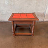Catalina Tile Table 1930's 6-Tile Toyon Red Glaze
