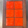 Catalina Tile Table 1930's 6-Tile Toyon Red Glaze
