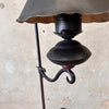 Monterey Furniture Early Wrought Iron Table w/ Lamp