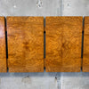 Mid Century Queen Burl Headboard