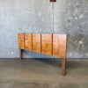 Mid Century Queen Burl Headboard