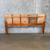 Mid Century Queen Burl Headboard