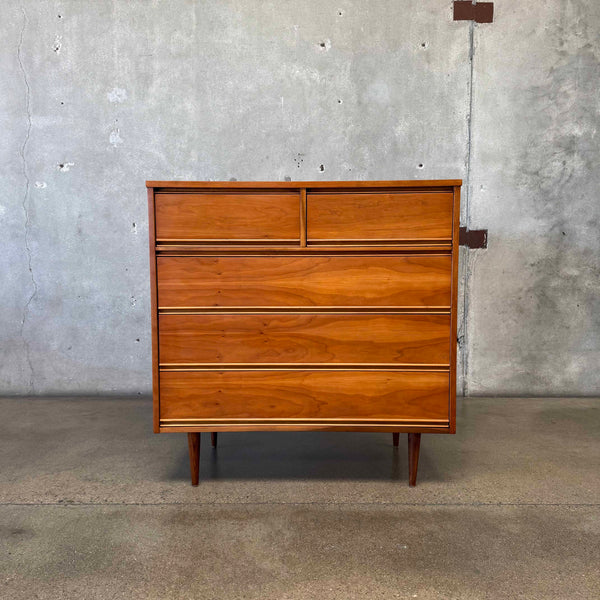 Mid Century Modern Highboy Dresser by Harmony House