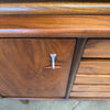 Mid Century Modern Walnut Hutch Cabinet by Stanley Furniture