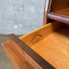 Mid Century Modern Walnut Hutch Cabinet by Stanley Furniture