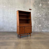 Mid Century Modern Walnut Hutch Cabinet by Stanley Furniture