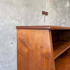 Mid Century Modern Walnut Hutch Cabinet by Stanley Furniture