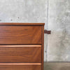 Mid Century Modern Walnut Highboy Dresser