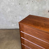 Mid Century Modern Walnut Highboy Dresser