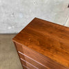 Mid Century Modern Walnut Highboy Dresser