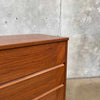Mid Century Modern Walnut Highboy Dresser