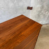 Mid Century Modern Walnut Highboy Dresser