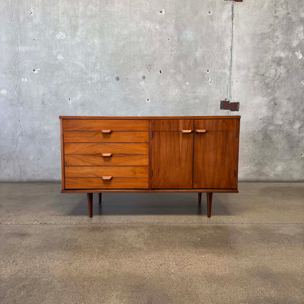 Mid Century Modern Walnut Credenza