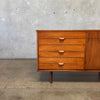 Mid Century Modern Walnut Credenza