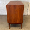 Founders Walnut & Brass 3 Drawer Dresser