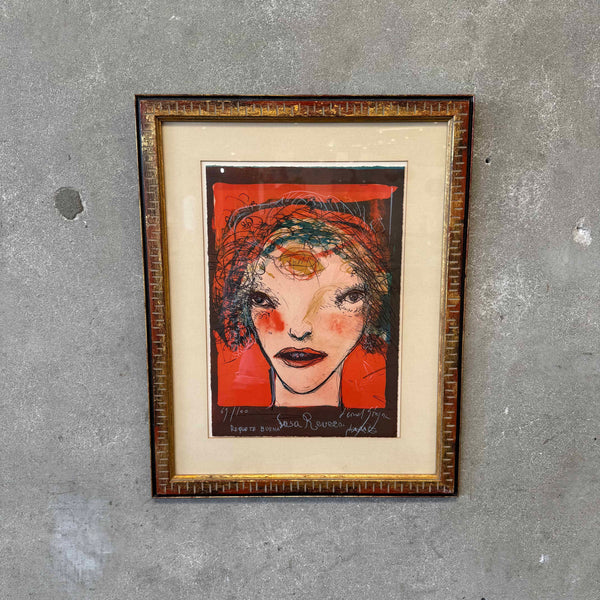 Leonel Gongora Signed Lithograph