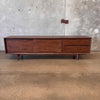 Mid Century Style Walnut Dwell High Console