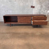 Mid Century Style Walnut Dwell High Console