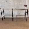 Pair of Jonathan Adler Two-Tier Side Tables