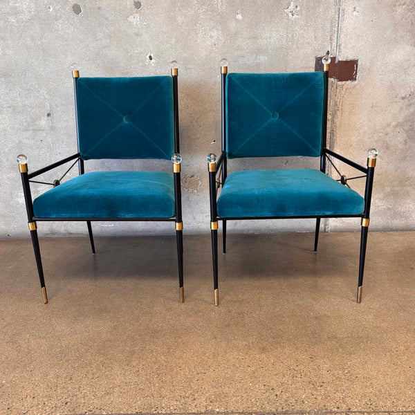 Pair of Jonathan Adler Rider Arm-Chairs