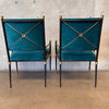 Pair of Jonathan Adler Rider Arm-Chairs