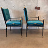 Pair of Jonathan Adler Rider Arm-Chairs