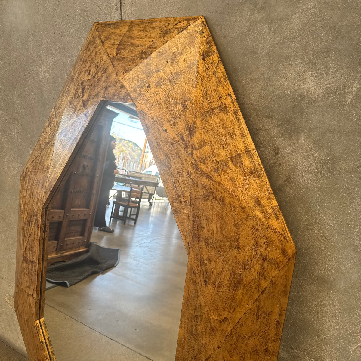 Vintage Christopher Guy Geometric Mirror