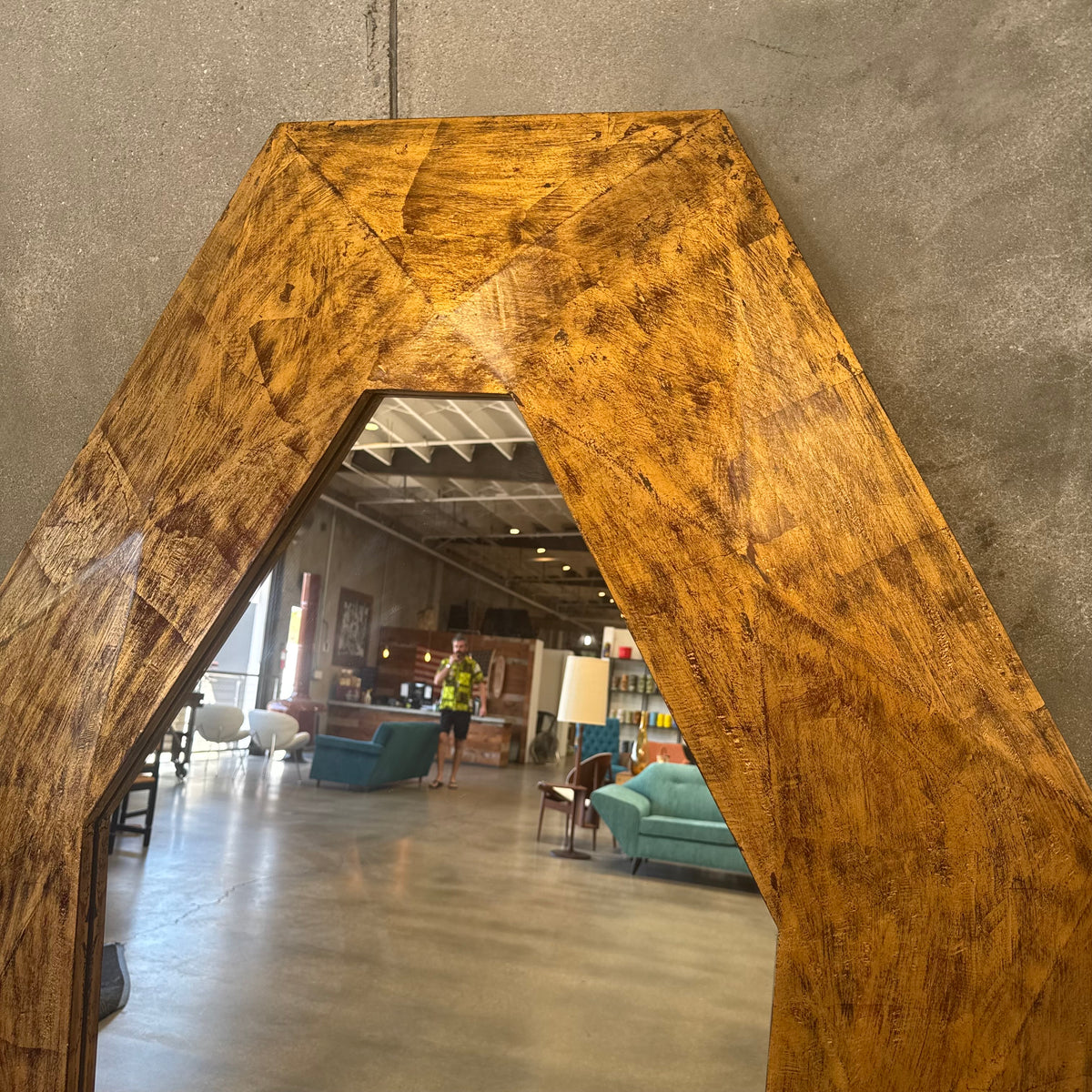 Vintage Christopher Guy Geometric Mirror
