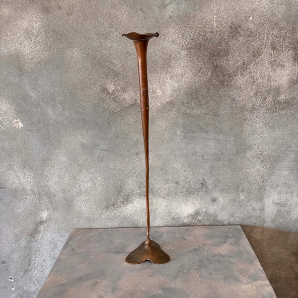 Hessel Studio Copper Candlestick "Callista"