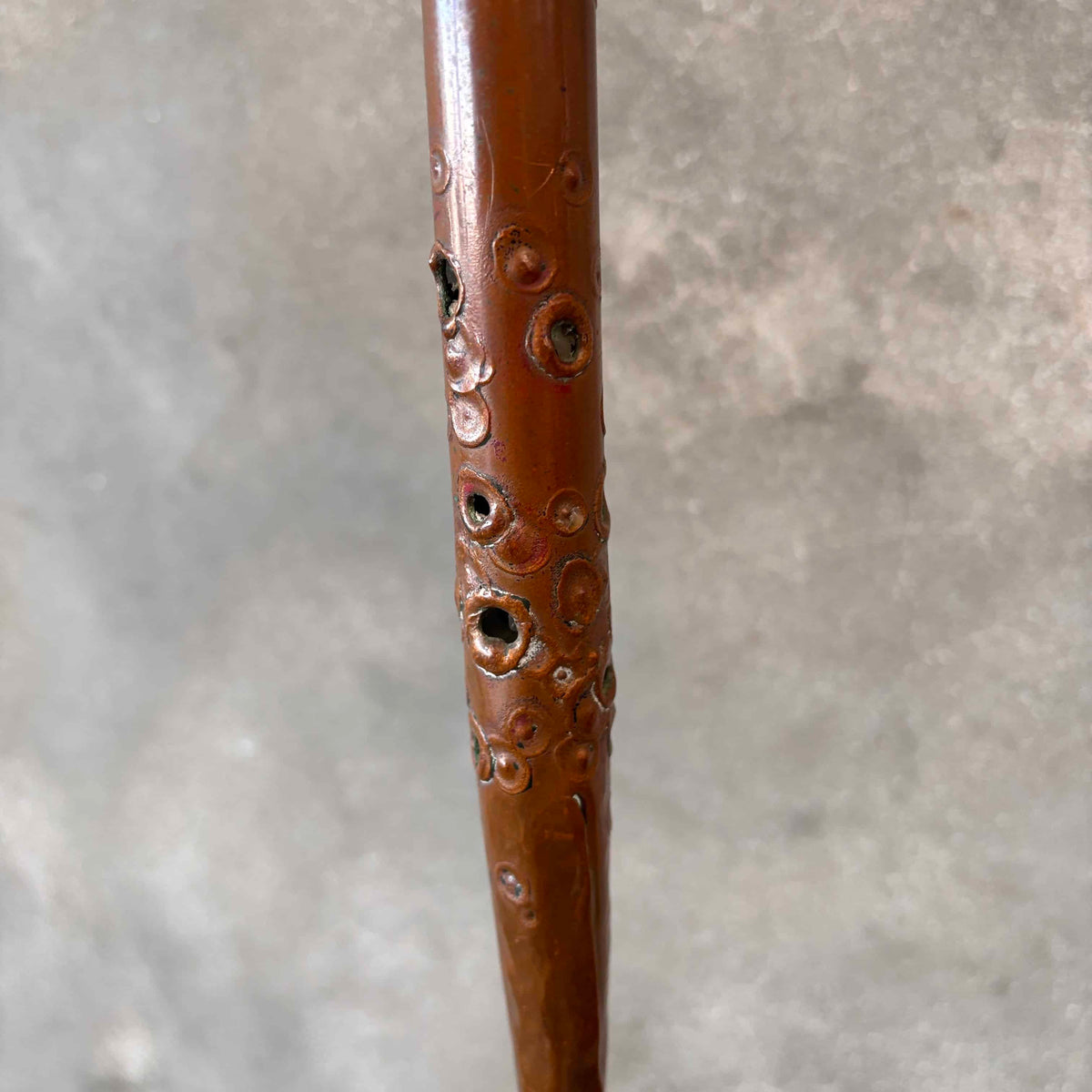 Hessel Studio Copper Candlestick "Callista"