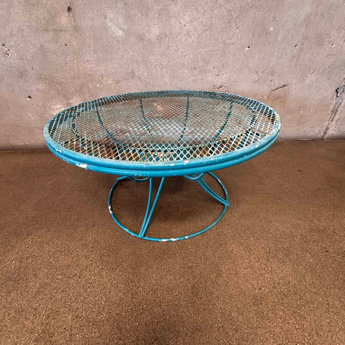 Mid Century Modern Homecrest Lazy Susan Patio Table