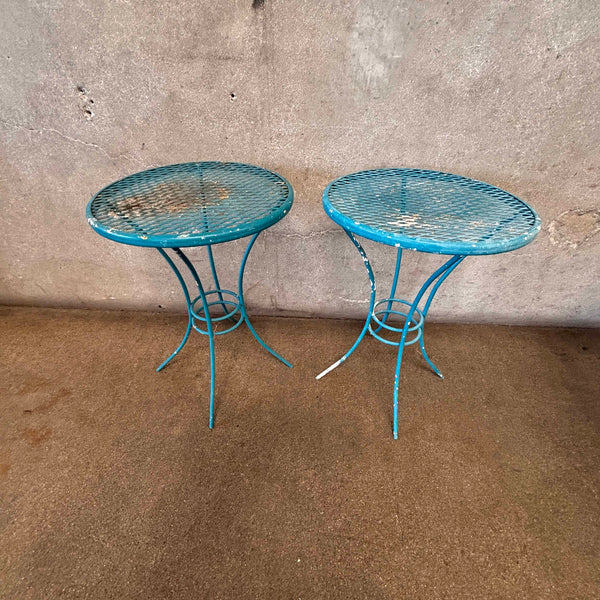 Pair of Mid Century Modern Homecrest Patio Tables