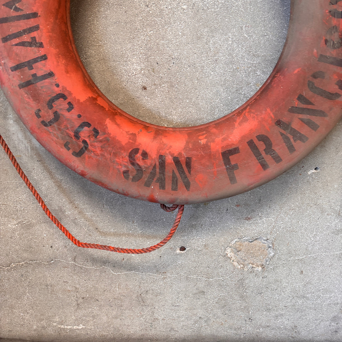 Life Saver Ring S.S. Hawaiian Enterprise San Francisco