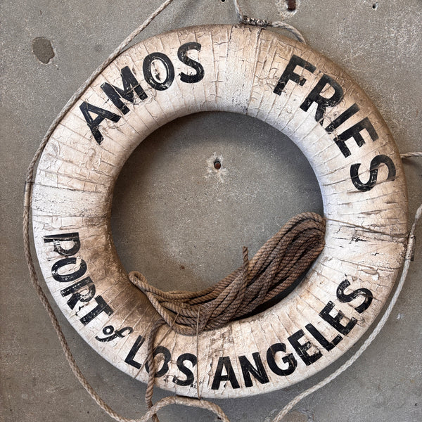 Life Saver Ring Amos Fries Port of Los Angeles
