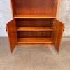1970's Danish Teak Book Shelf w/ Doors #1