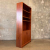 1970's Danish Teak Book Shelf w/ Doors #1