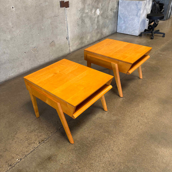 John Keal Side Tables for Brown Saltman C. 1955