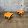 John Keal Side Tables for Brown Saltman C. 1955
