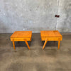 John Keal Side Tables for Brown Saltman C. 1955