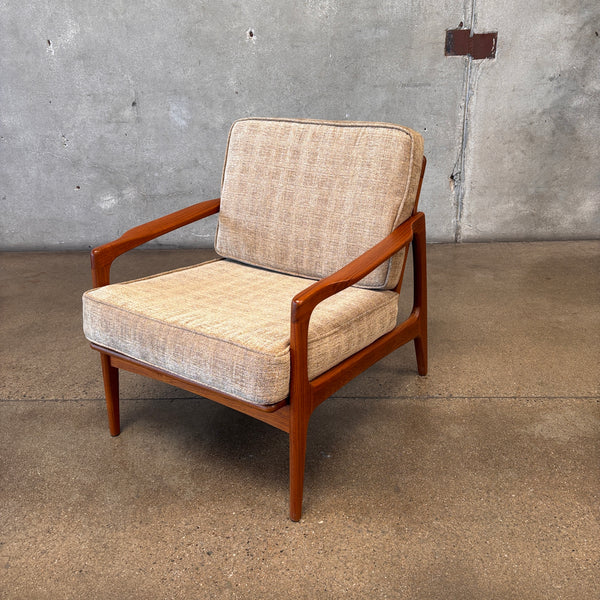 Vintage 1960's Teak Lounge Chair Made in Japan
