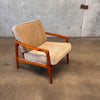 Vintage 1960's Teak Lounge Chair Made in Japan
