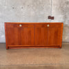 D Scan Mid Century Modern Teak Credenza