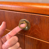 D Scan Mid Century Modern Teak Credenza