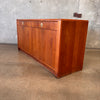 D Scan Mid Century Modern Teak Credenza