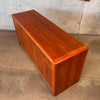 D Scan Mid Century Modern Teak Credenza